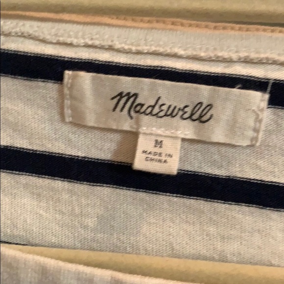 Madewell Striped Crop Tee - Picture 3 of 3